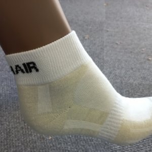 Mens Cream Mohair Socks Cream